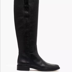 Madewell Black Winslow Knee-High Boot with Extended Calf